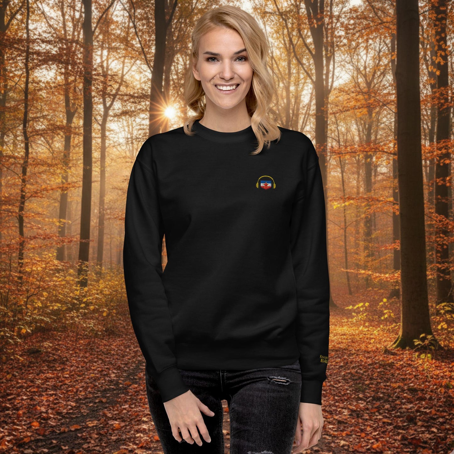 Uniseks premium pulover