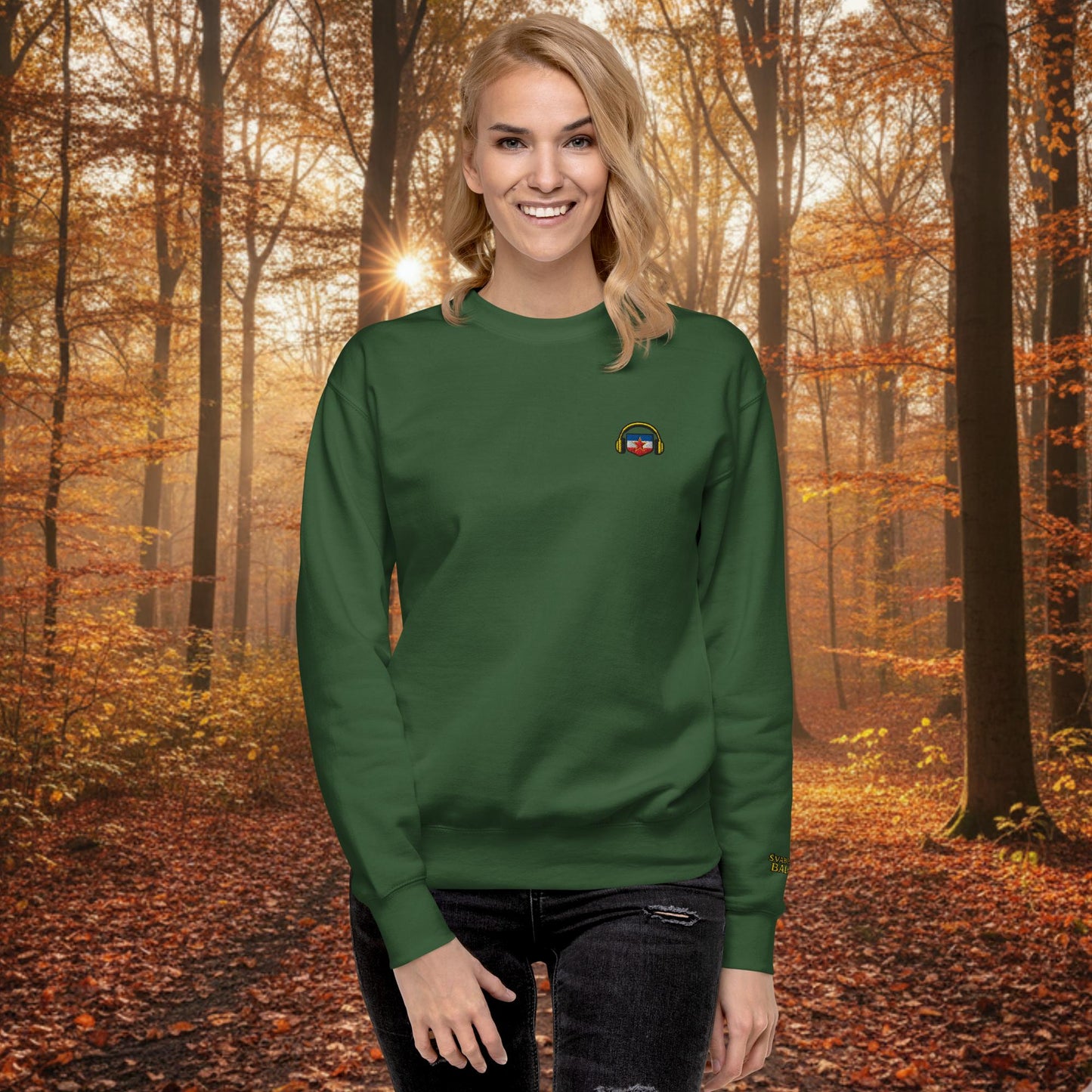 Uniseks premium pulover