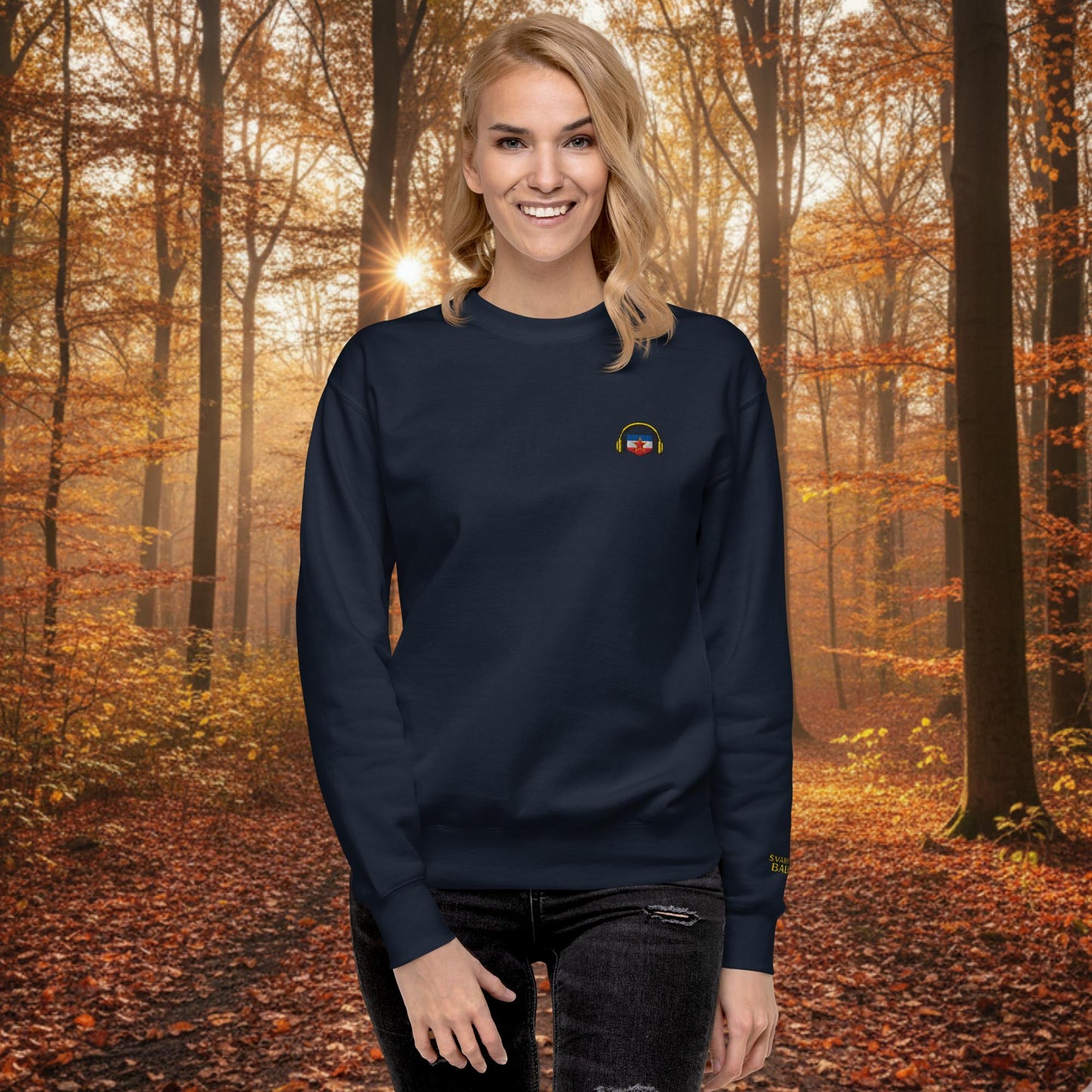 Uniseks premium pulover