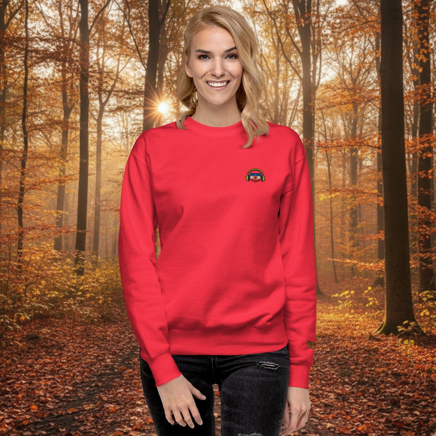 Uniseks premium pulover