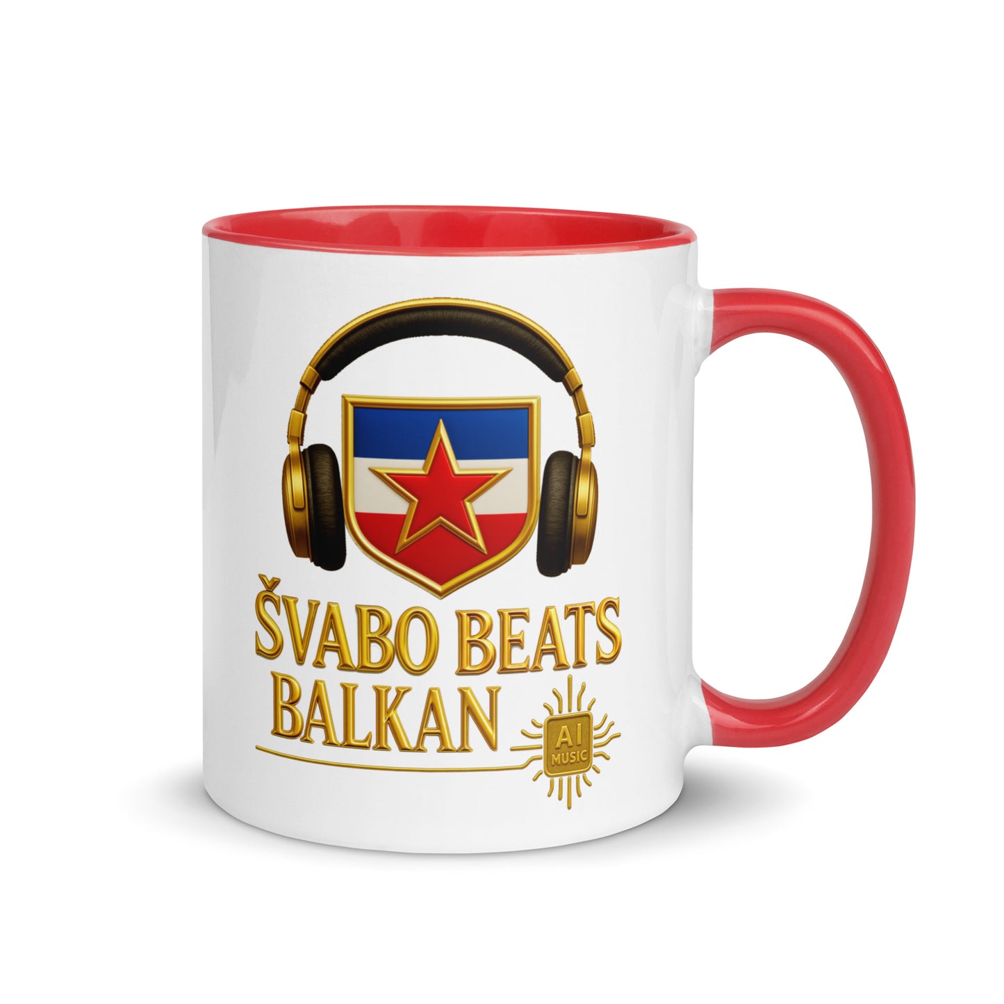Šolja sa obojenom unutrašnjošću