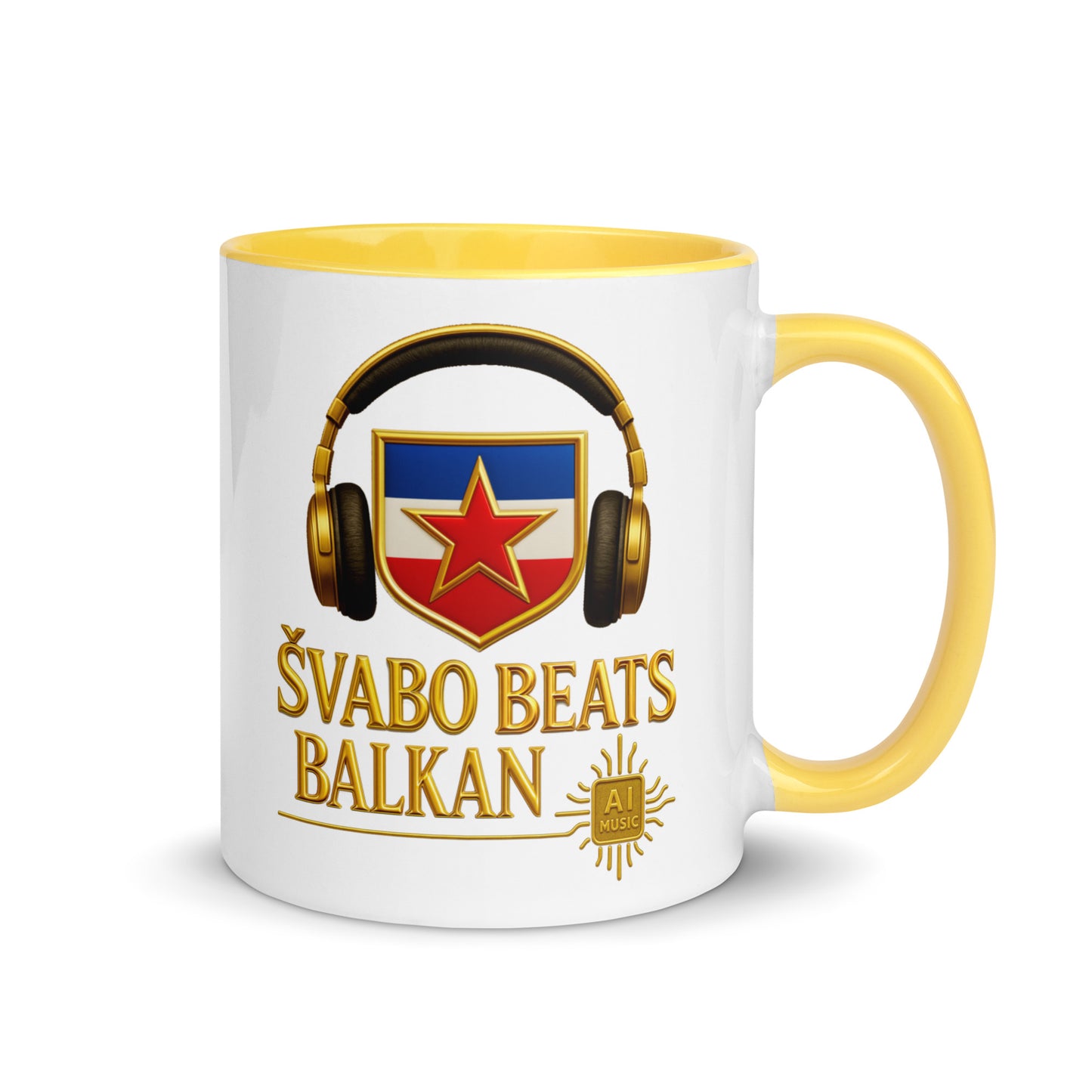 Šolja sa obojenom unutrašnjošću
